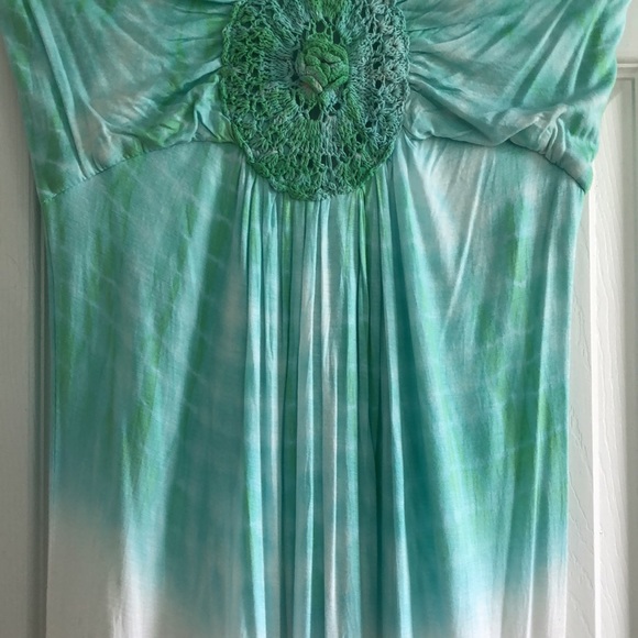 Raviya Unique Strapless Tie Dye Summer Maxi Dress - Picture 4 of 11
